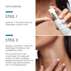 Produkten appliceras