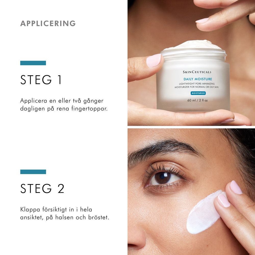 Produkten appliceras